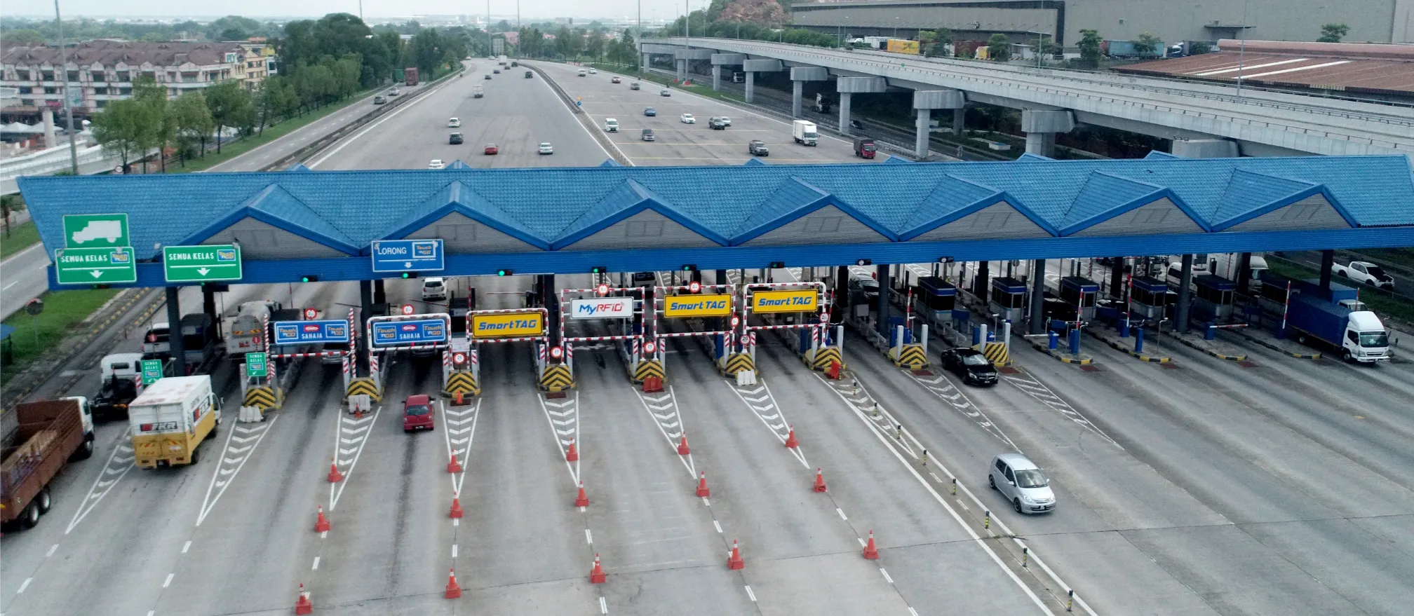 The New North Klang Straits Bypass Highway (NNKSB) toll plazas