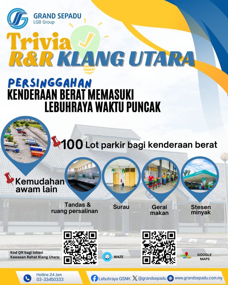 BERHENTI REHAT SEKETIKA DI R&R KLANG UTARA